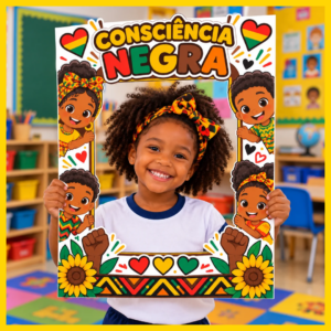 Moldura para Fotos Consciência Negra